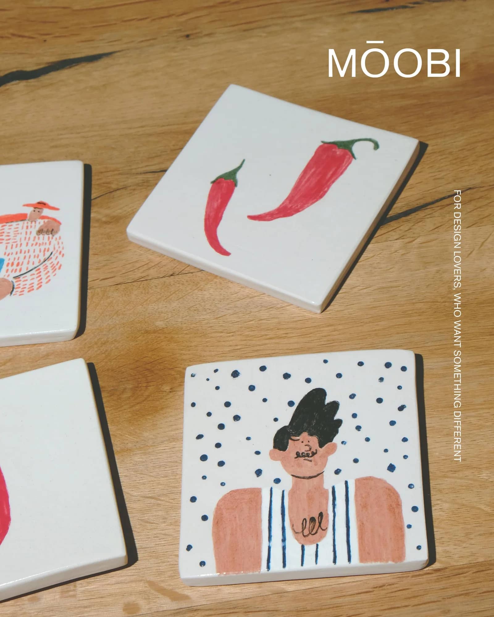 Ceramic Coaster Set